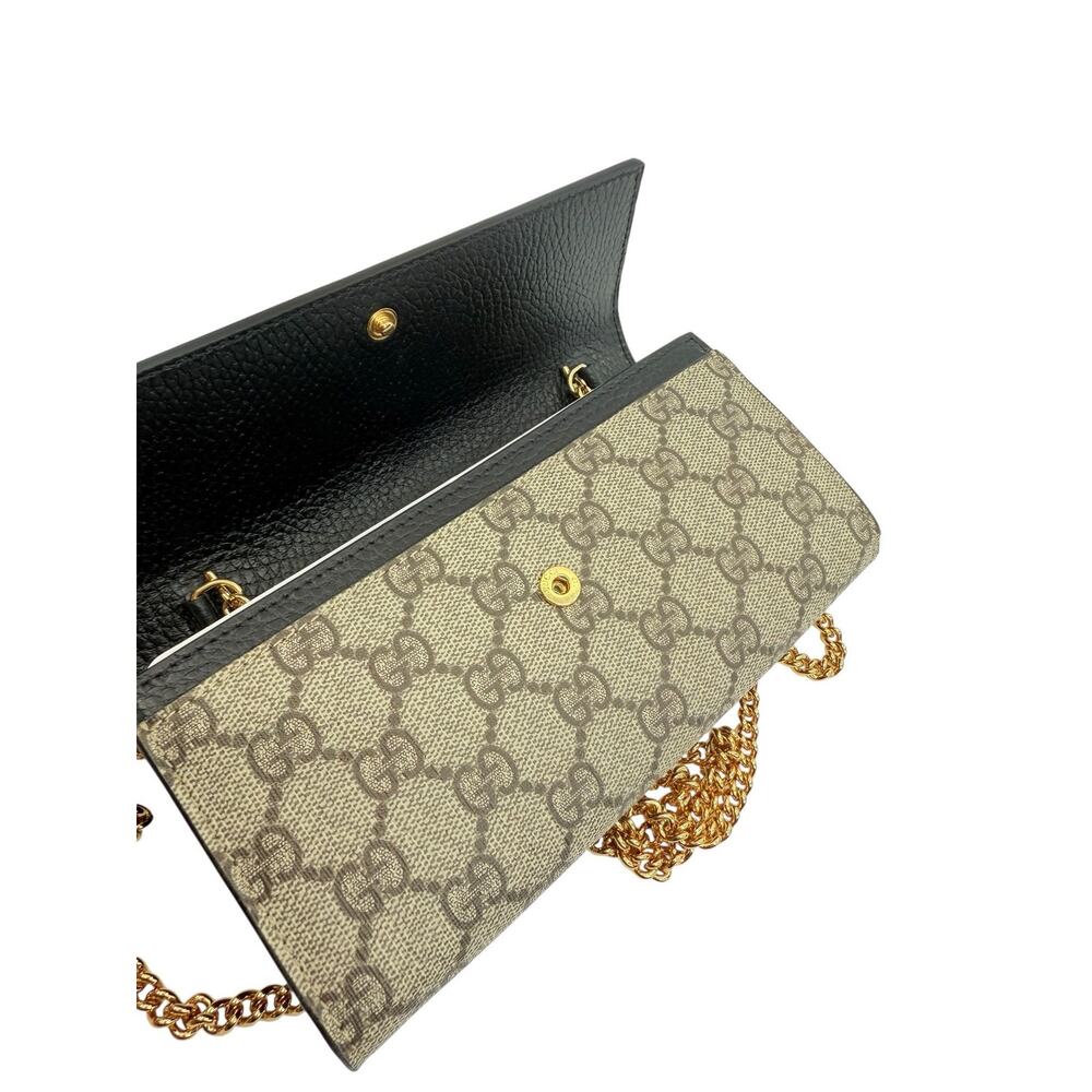Gucci Bi-Color GG Marmont Wallet on Chain - Picture 6 of 6